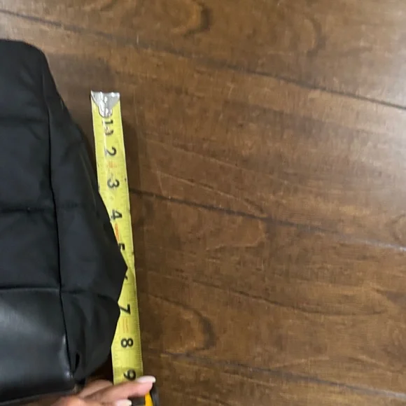 Tory Burch Black Quilted Tote - Picture 8 of 9